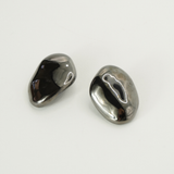 Yves Saint Laurent 1980s-1990's Sculptural Oval Earrings