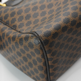 Céline Macadam Brown | Black Boston Bag