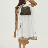 Fendi 1990’s Rare FF Zucca Monogram Canvas Hoop Handle Bag
