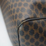 Céline Macadam Brown | Black Boston Bag