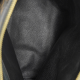 Céline Macadam Brown | Black Boston Bag