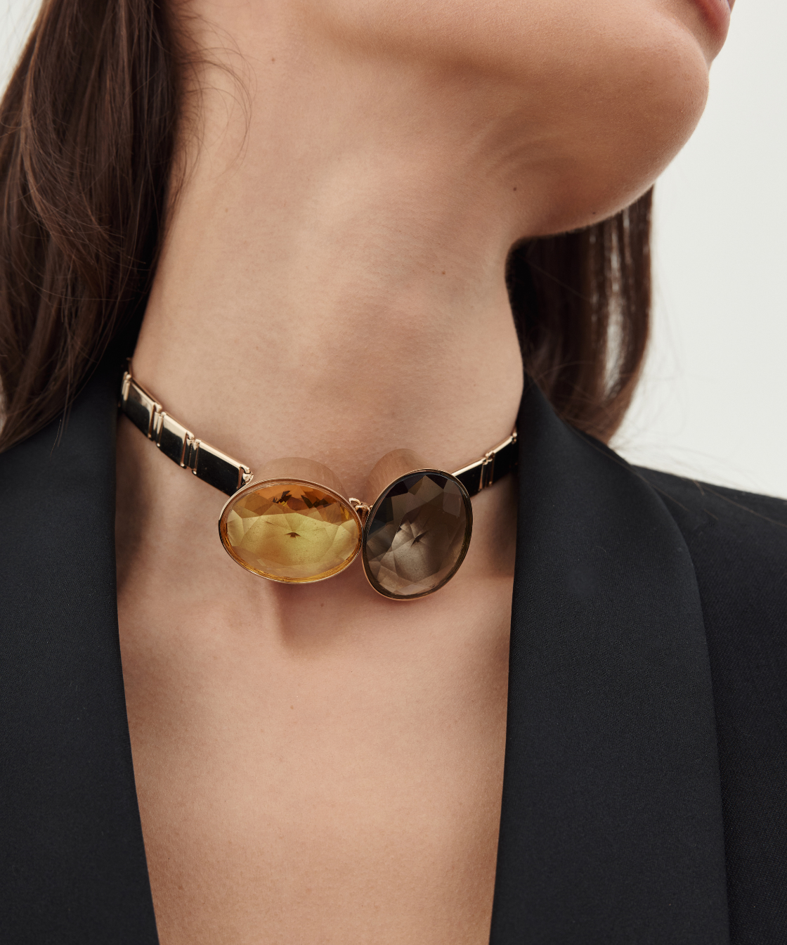 Christian Dior Crystal Cabochon Choker