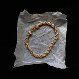 Christian Dior 1970's -1980's Gold & Silver Two Tone Twist Chain Bracelet