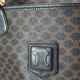 Céline Macadam Brown | Black Boston Bag