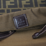 Fendi 1990’s Rare FF Zucca Monogram Canvas Hoop Handle Bag