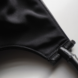 Gucci Bamboo Nylon Leather Black Shoulder Bag