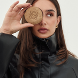 LOEWE - c. 1980’s Anagram Suede Coin Purse