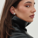 Tiffany & Co. 1990's Silver 925 Signature Cross "X" Clip-On Earrings