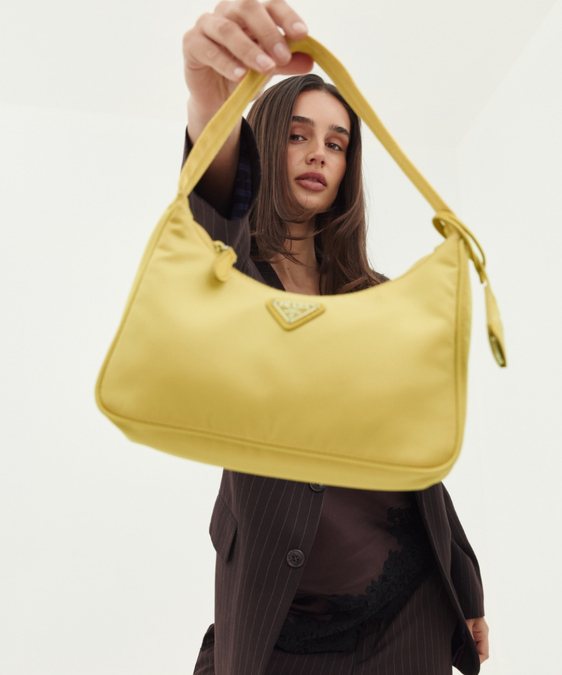 Prada Re-Edition 2000 Re-Nylon Mini Bag – Yellow