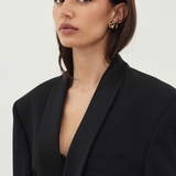 Givenchy 1990's Gold Interlocking Monogram Earrings