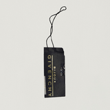 Givenchy 1980's Silver 925 Plated Black Pendant Necklace