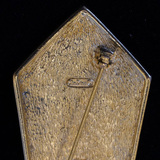 Christian Dior Gold Dual Pendant Necklace / Brooch
