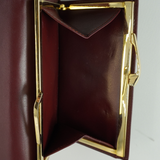 Cartier - c. 1980s Must de Cartier Bordeaux Leather Wallet