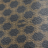 Céline Macadam Brown | Black Boston Bag