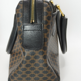 Céline Macadam Brown | Black Boston Bag