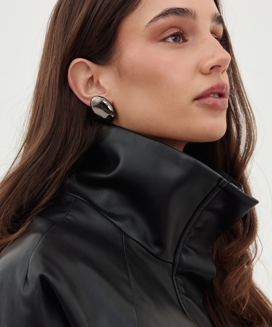 Yves Saint Laurent 1980s-1990's Sculptural Oval Earrings
