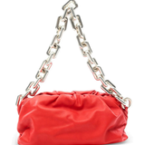 Bottega Veneta Red Chain Pouch Bag