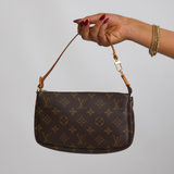 Louis Vuitton Monogram Canvas Pochette Shoulder Bag