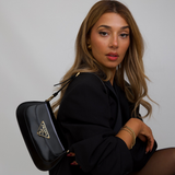 Prada 2023 Archival Spazzolato Brushed Leather Shoulder Bag – Black