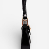 Prada 2023 Archival Spazzolato Brushed Leather Shoulder Bag – Black