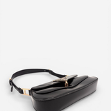 Prada 2023 Archival Spazzolato Brushed Leather Shoulder Bag – Black