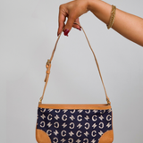 Celine C Macadam Denim Shoulder Bag Pouch