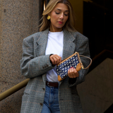 Celine C Macadam Denim Shoulder Bag Pouch