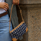 Celine C Macadam Denim Shoulder Bag Pouch