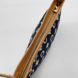 Celine C Macadam Denim Shoulder Bag Pouch