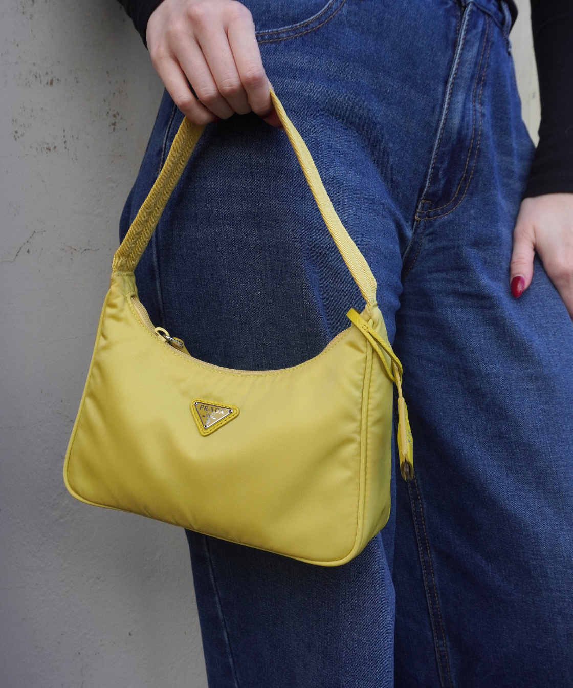 Prada Re-Edition 2000 Re-Nylon Mini Bag – Yellow