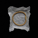 Christian Dior 1970's Gold Tone Twist Chain Bracelet