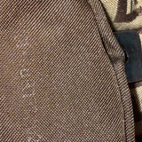 Fendi Zucchino Canvas Oyster Hobo Bag