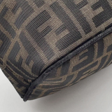 Fendi Vintage Zucca Canvas Crescent Hobo Mamma Baguette Bag
