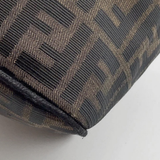 Fendi Vintage Zucca Canvas Crescent Hobo Mamma Baguette Bag