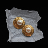 Givenchy 1980's Faux Pearl Clip-On Earrings
