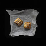 Chanel 1980s Crystal Gold Tone Clip-On Earrings