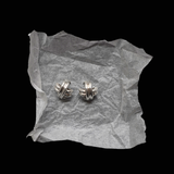 Tiffany & Co. 1990's Silver 925 Signature Cross "X" Clip-On Earrings