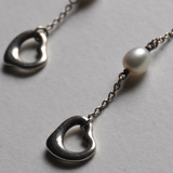 Tiffany & Co. Elsa Peretti Open Heart Pearl Drop Earrings
