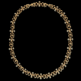 Nina Ricci 1980's Convertible Cross & CC Link Choker Necklace