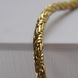 Givenchy 1970's Braided Gold Plated Rope Chain Necklace