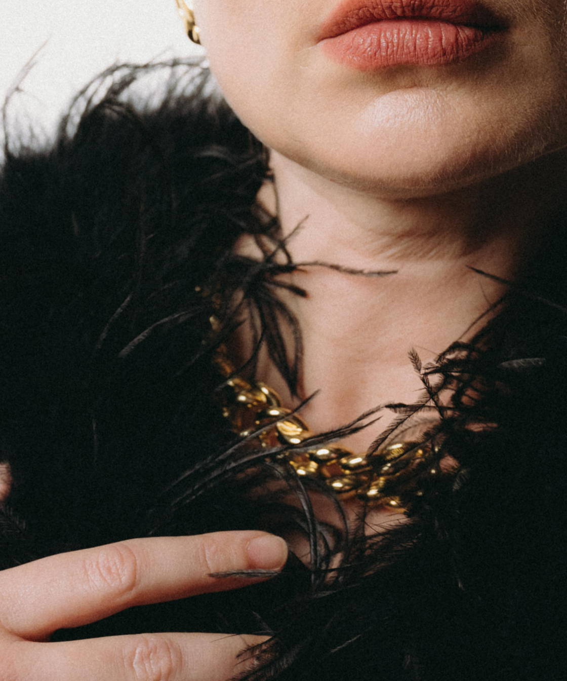 Givenchy 1980's Double Curb Chunky Link Necklace